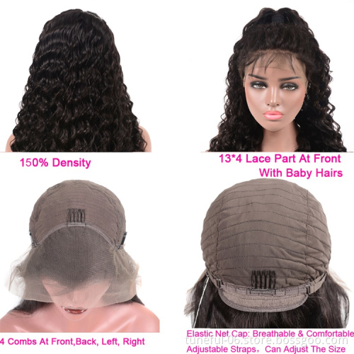 Top Selling HD Lace Front Wigs Transparent Wholesale Full Lace Wigs Mink Brazilian 30 Inch Human Hair Wigs For Black Women